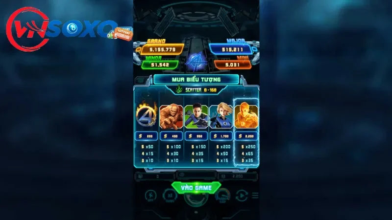 Cách thức chơi game nổ hũ Fantastic 4 Cách thức chơi game nổ hũ Fantastic 4
