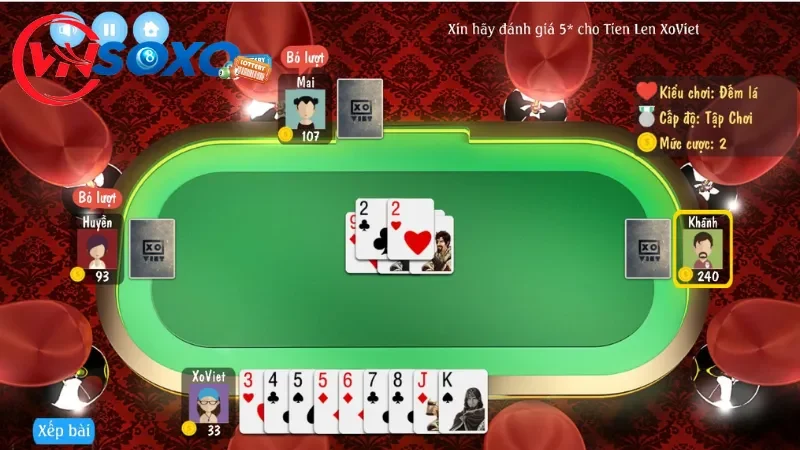 Tập hợp các bộ bài trong game bài Tiến lên Tập hợp các bộ bài trong game bài Tiến lên