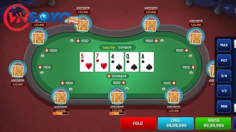 Game Bài Poker Tìm hiểu về cù lũ trong game bài Poker
